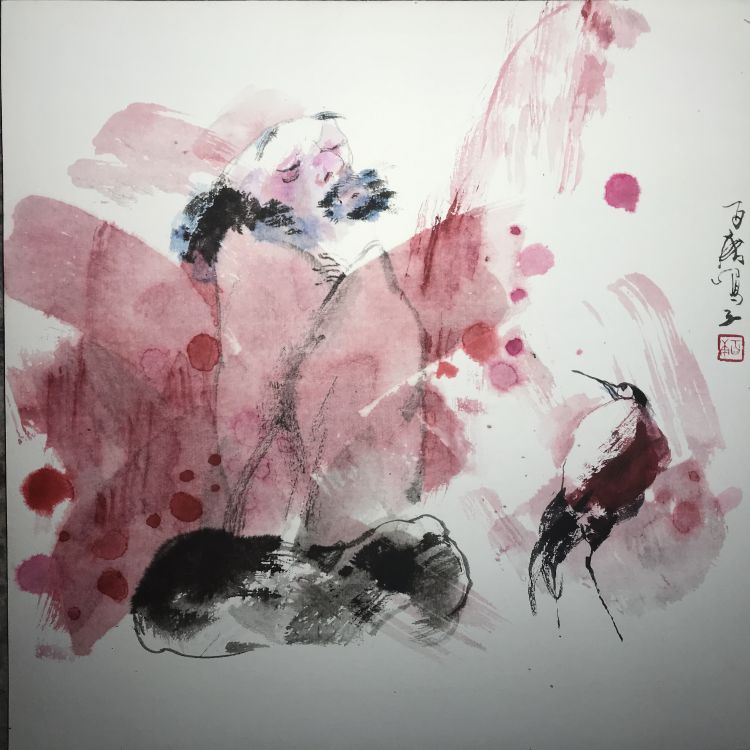 |古拙苍劲 内蕴神秀——梁百庚人物画欣赏（之十一）