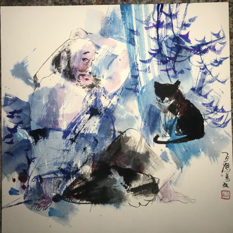 |古拙苍劲 内蕴神秀——梁百庚人物画欣赏（之十一）