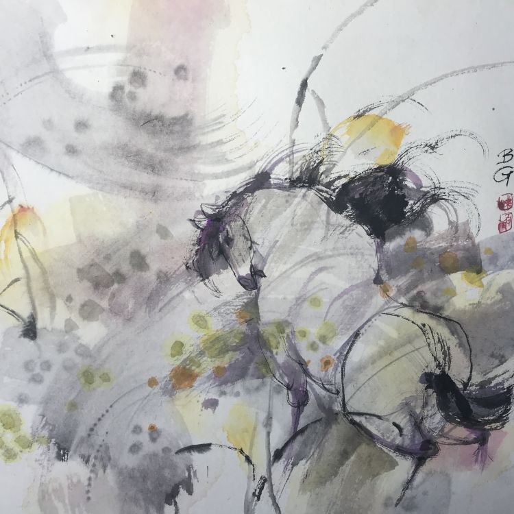 |古拙苍劲 内蕴神秀——梁百庚人物画欣赏（之十一）