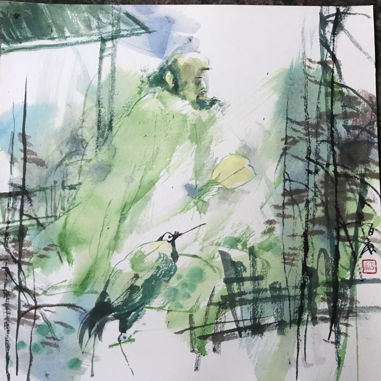 |古拙苍劲 内蕴神秀——梁百庚人物画欣赏（之十一）