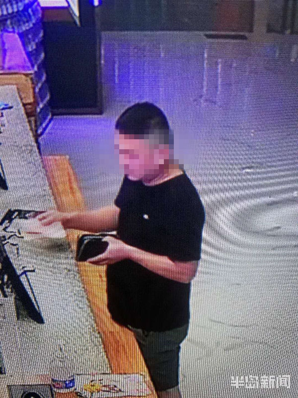 拍下|汗蒸休息时手机被偷 作案过程全被监控拍下了