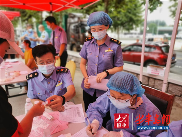 |城阳区市场监管局全力做好冷链食品从业人员核酸检测工作