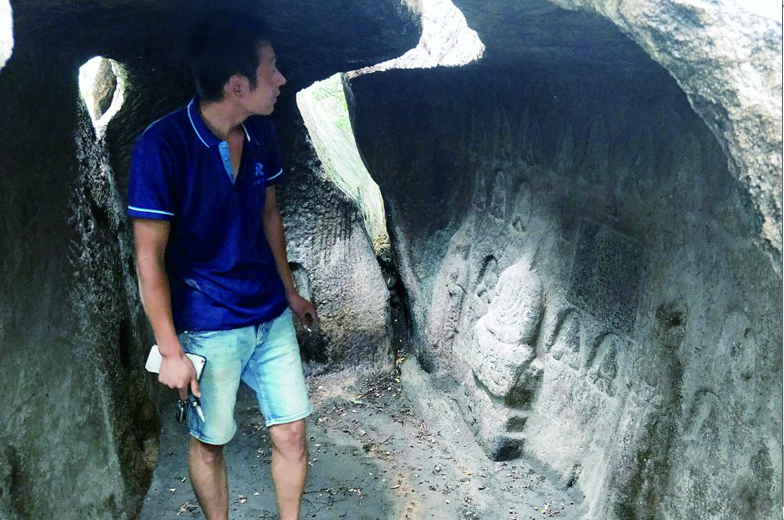 |天柱山一“国保级”石窟造像遭雨水侵蚀 平度文旅局回应