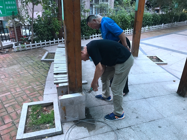 |市北区敦化路街道党员带头助力创建文明城市