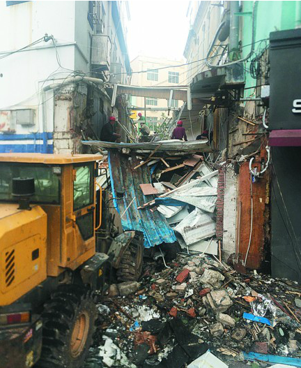 |存在多年违建被拆除 “消失”30年的青岛中山支路回来了