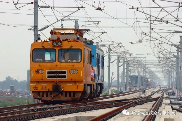 接触网|新进展！潍莱高铁接触网冷滑试验圆满结束