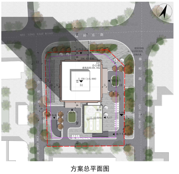 206.80|青岛和达秦岭路17号项目批前公示 拟建1栋甲级写字楼