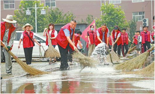 |山东防汛进行时：加快灾后重建 干群拧成一股绳
