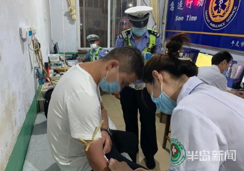 醉驾|青岛一男子光脚开车醉驾，被查后说：鞋子买小了