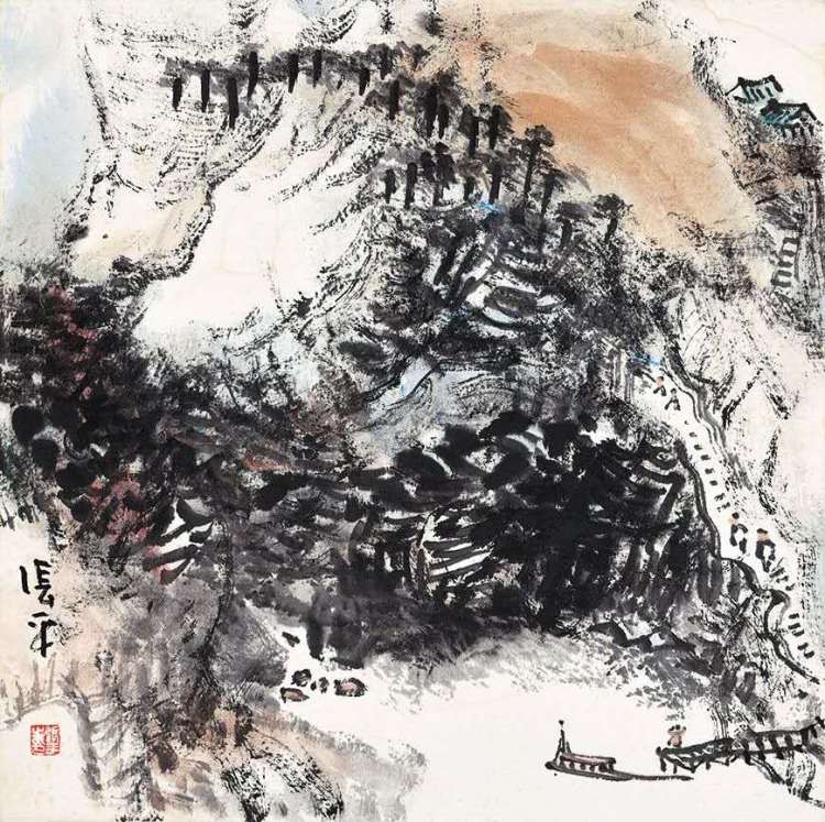 |气势磅礴 笔墨酣畅 张平国画作品赏析（二）