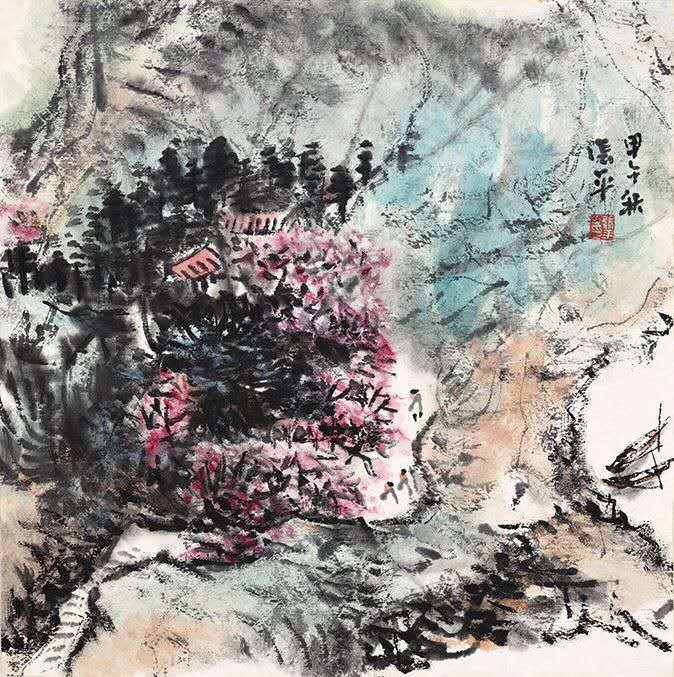 |气势磅礴 笔墨酣畅 张平国画作品赏析（二）