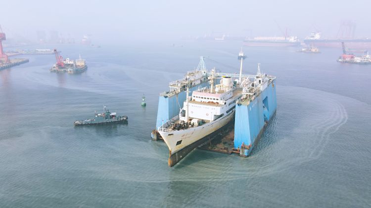 科考船|退役远洋科考船“科学一号” 正式入驻古镇口核心区！