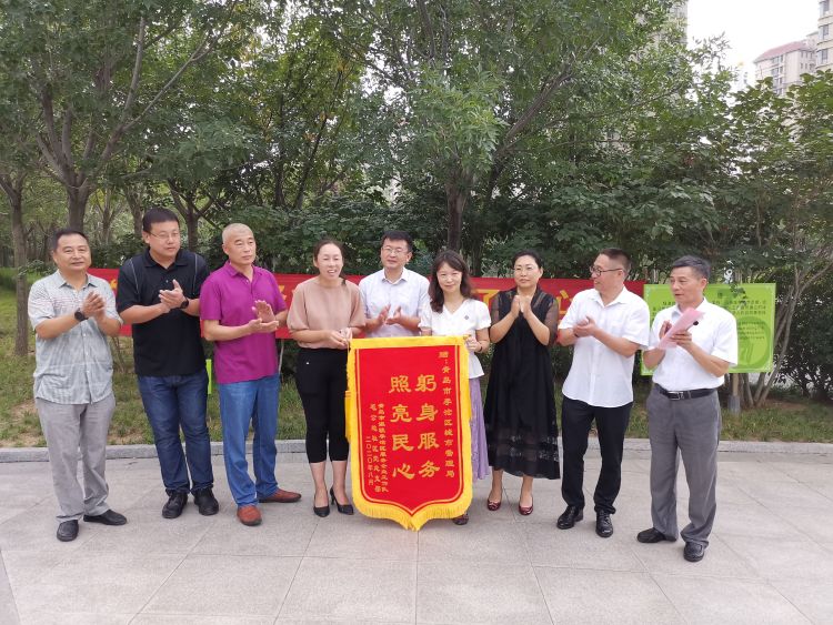 路灯|青岛市派李沧服务企业工作队贴心服务群众 助力毛公地社区安装路灯