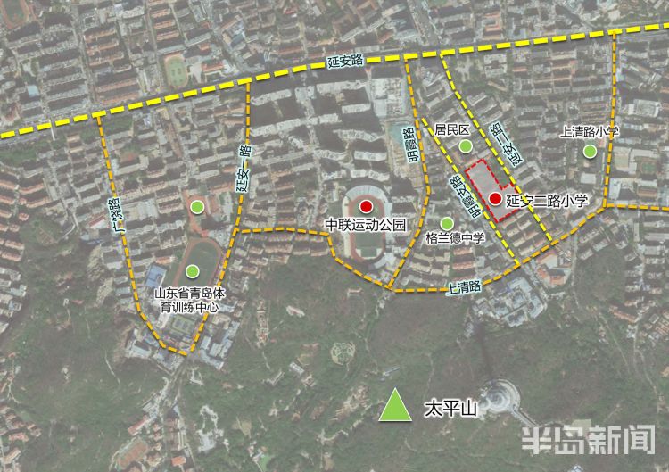 18|青岛延安二路小学改扩建进入装饰、安装阶段 共设18班