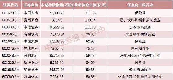 路线图|“国家队”持股路线图曝光 两大板块最受青睐