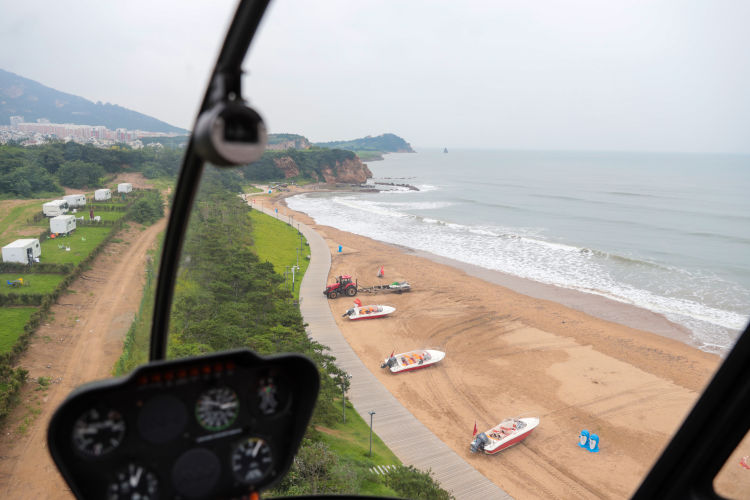 黑鹰|乘“黑鹰”空中游 赏青岛海岸线