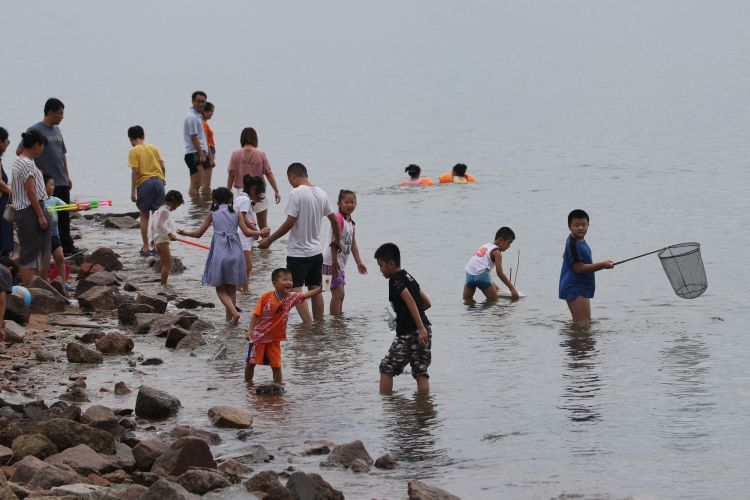 约会|市民周末约会青岛“后海” 赶海、钓鱼、遛娃、聚餐各得其乐