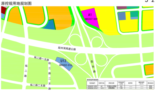 控规|青岛新机场高速公路二期沿线控规调整 用地性质、道路红线宽度有变化