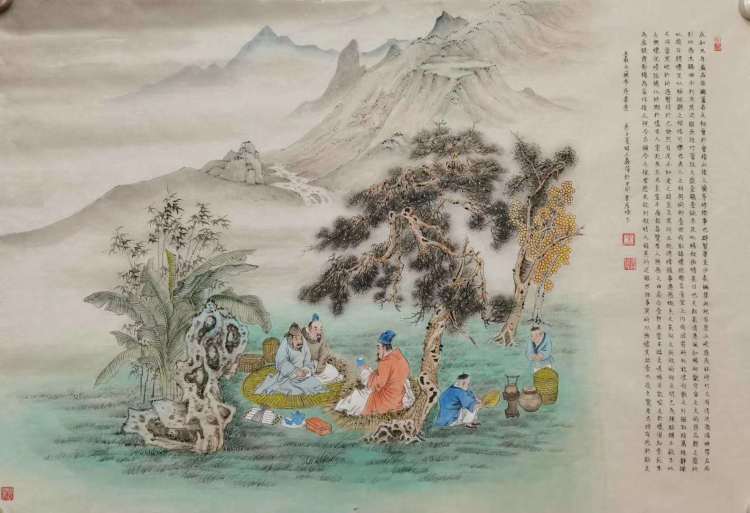 王鑫伟|【观象山】工细心巧神韵来——王鑫伟工笔画欣赏（一）