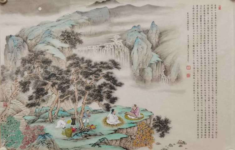 王鑫伟|【观象山】工细心巧神韵来——王鑫伟工笔画欣赏（一）