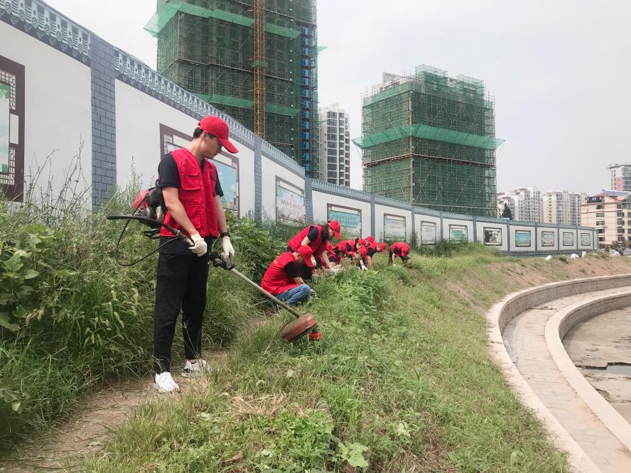 |市北区城管局市政一公司用志愿行动，扮靓城市文明