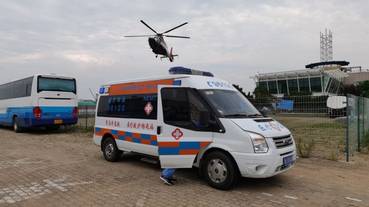 96120|船员突发心脏病 96120联通多部门成功完成海上救援转运