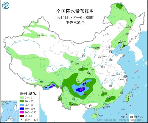 |山东今明天雷雨仍在线！9月4日青岛有阵雨或雷雨 市区最高气温26℃