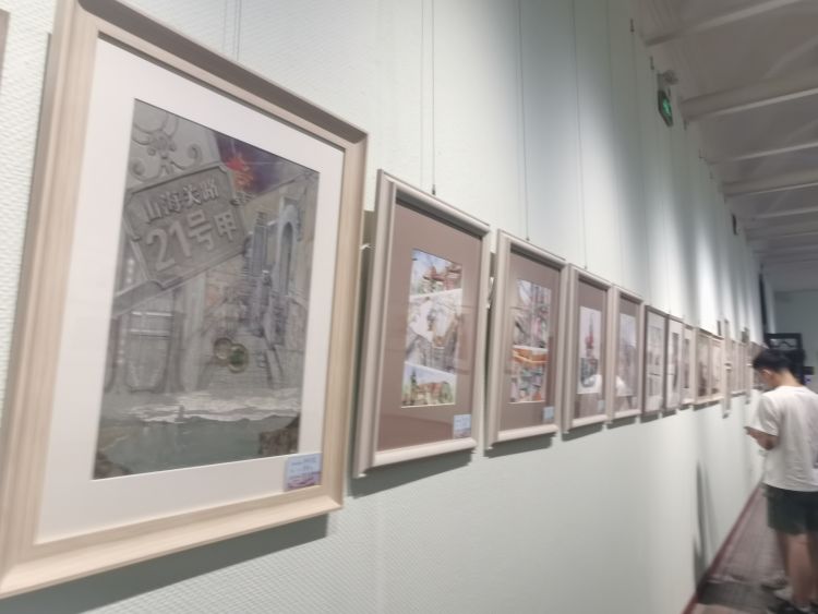 青岛|青岛六中教师郑敦强个人画展暨2020届毕业学生习作展在青岛美术馆开幕 为期10天