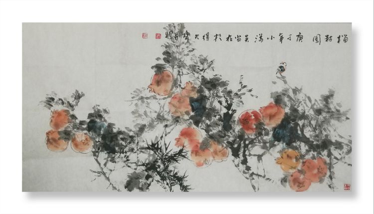 吴留柱|清新典雅 空灵清旷——吴留柱花鸟作品欣赏