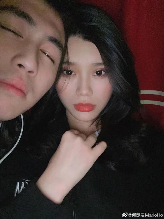 |发糖！何猷君手机屏保曝光 是求婚奚梦瑶时的合照