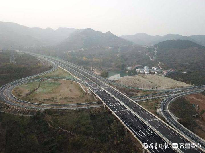 山东省今年通车第四条高速济泰高速正式通车