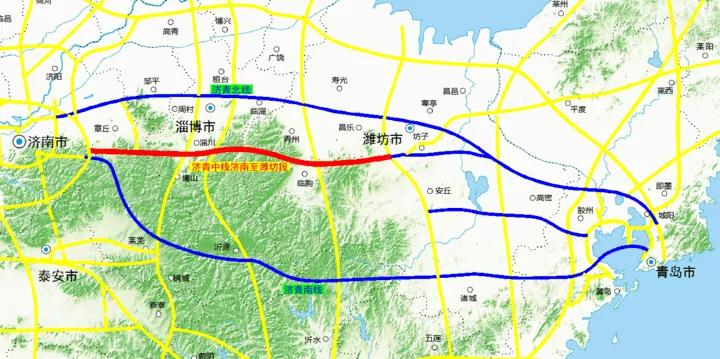 刚刚启动,济青中线济南到潍坊段开工,双向六车道!
