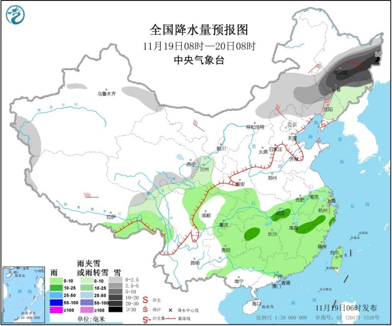明起|南方气温迎“断崖式”下降 中东部明起再迎新一轮雨雪