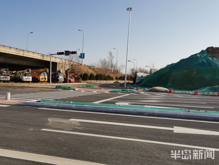 青岛劲松五路"断头路"终于通车