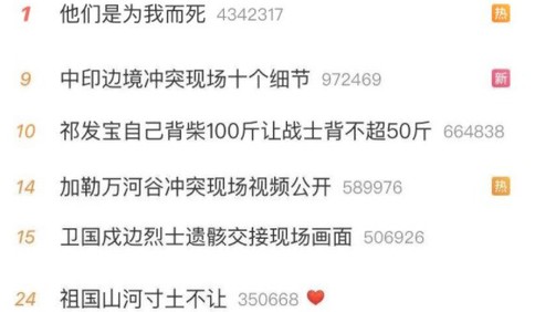 央視熱評：英雄上熱搜，這就是最鮮明的價值取向