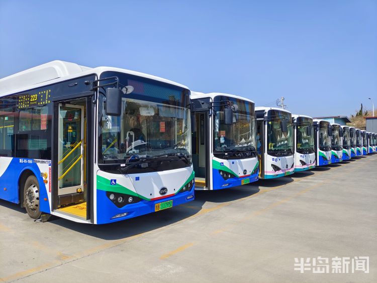 青岛市区公交车集中更新新车型配备这些黑科技