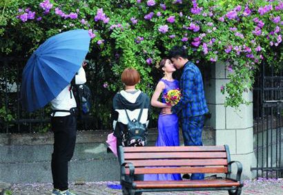 青岛成北方婚纱旅拍首选 每年超15万对新人来青