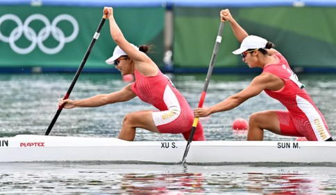 第37金！女子500米双人划艇夺冠