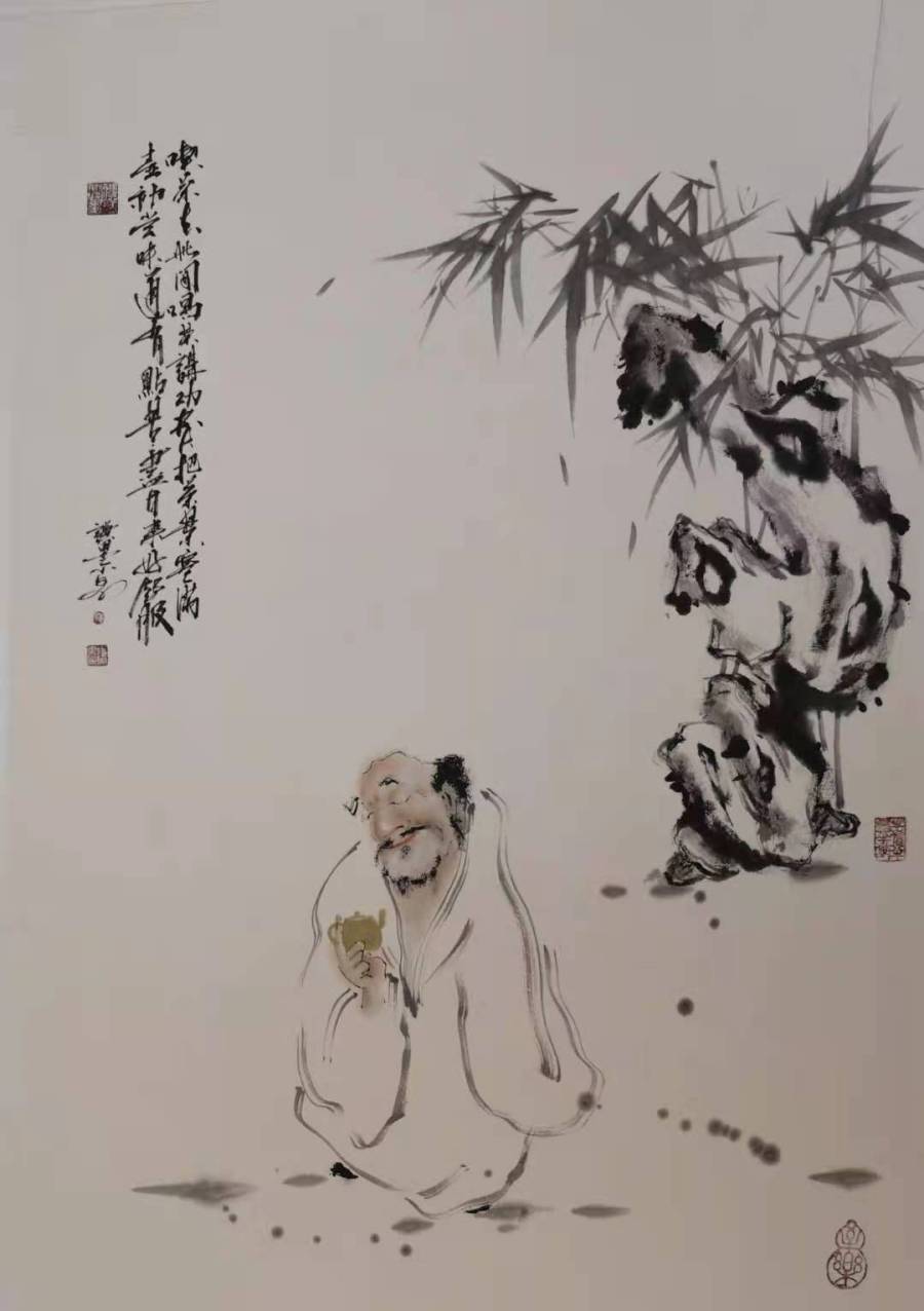 辄饶奇趣禅心清韵宋健禅画作品赏析六