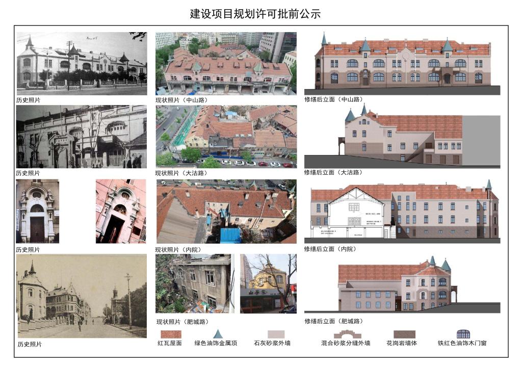 《青岛市风貌保护条例》《中山路历史文化街区保护规划》的要求