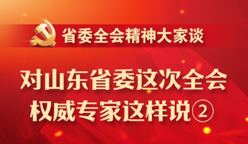 對山東省委這次全會，權威專家這樣說②