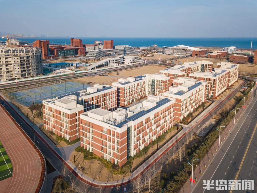 西海岸新区古镇口核心区新大学城在这里崛起