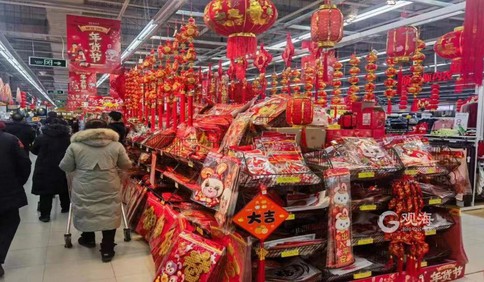青岛兔年春节消费开局旺 十大商企两天卖了3.1亿元