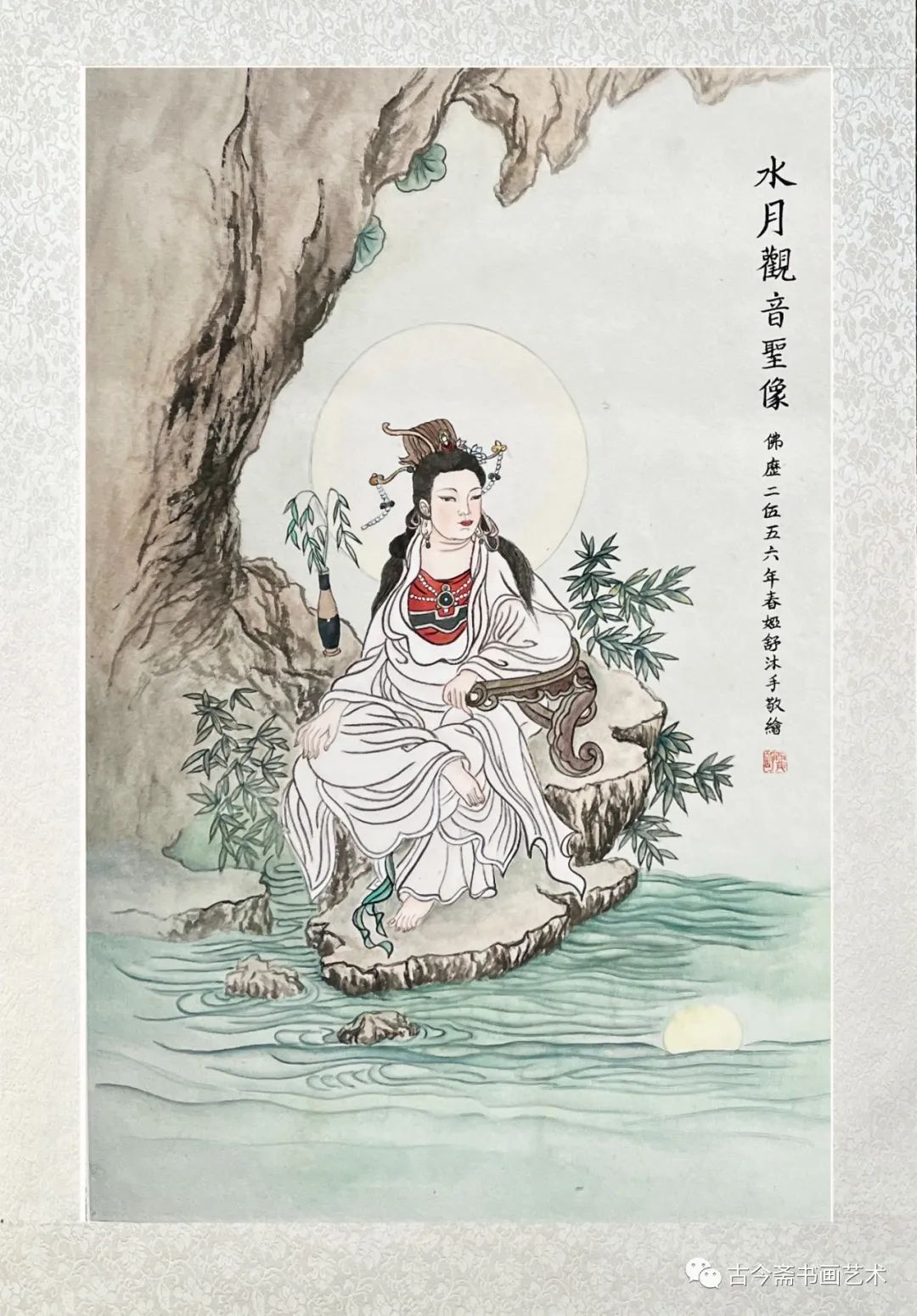 中国古墨　山水清音 中国传统人物画：观音三十三法相即墨古城巡展-半岛网