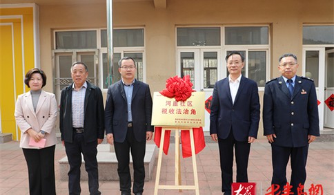 城阳区税务局开展“十所系百村 普法进千家”普法公益活动