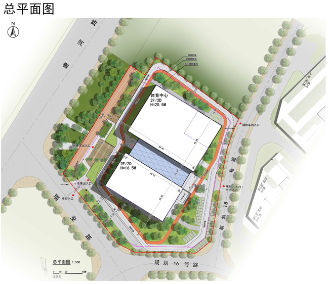 设有篮球馆、羽毛球馆、游泳馆……市北这里要建体育健身中心