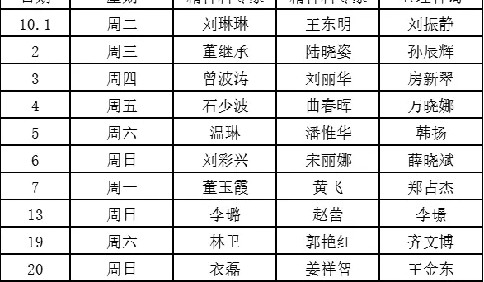 青岛市精神卫生中心2024年10月门诊节假日安排