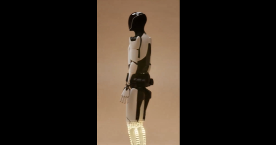 特斯拉人形机器人亮相12月12日至15日的山东国际车展
