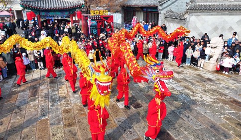 正月十五，即墨古城“花樣鬧元宵”