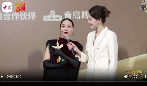 表姐来了｜华表奖优秀女演员惠英红：技术赋能讲好中国故事，新片即将开拍出演“反派”